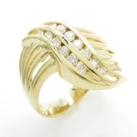 K18YG ダイヤモンドリング