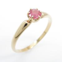 4゜C ピンクサファイヤリング