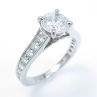 カルティエ MKコーフィル パヴェ リング 0．70ct・G・VS115％引き