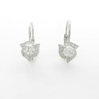 カルティエ ペタル ピアス 0．31ct・0．31ct・H・VS1?2