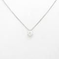 プラチナダイヤモンドネックレス 0．402ct・F・SI1・3EXT