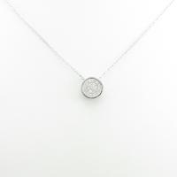 K18WG ダイヤモンドネックレス