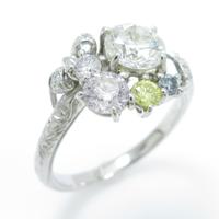 プラチナダイヤモンドリング 0．787ct・K・SI2・VG30％引き