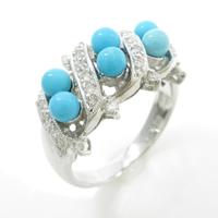 K18WG トルコイシリング