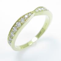 18KYG ダイヤモンドリング