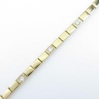 K18YG ダイヤモンドブレスレット