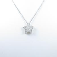 K18YG／PT／K18WG スター ダイヤモンドネックレス