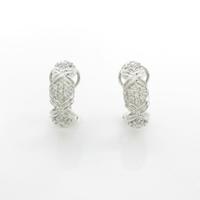 PT／K18WG ダイヤモンドピアス