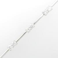 K18WG ダイヤモンドブレスレット