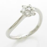 PT フラワー ダイヤモンドリング