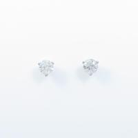 プラチナダイヤモンドピアス 0．540ct・0．531ct・E・SI2・3EXT