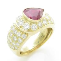 K18YG ルビーリング