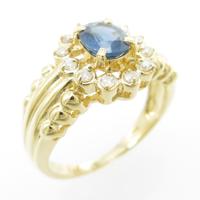 K18YG サファイヤリング