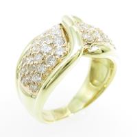 K18YG ダイヤモンドリング