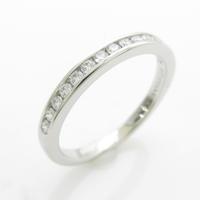 ティファニー ハーフサークル チャネルセッティング リング