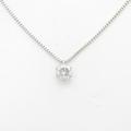 K18WG ダイヤモンドネックレス 1．020ct・G・I1・FAIR