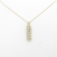 K18YG ダイヤモンドネックレス