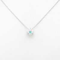 PT フラワー パライバトルマリンネックレス