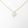 【リメイク】K18YG ダイヤモンドネックレス 0．618ct・H・SI1・GOOD
