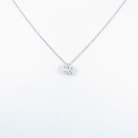 K18WG ダイヤモンドネックレス 0．430ct・H・SI2・VG