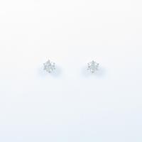 【リメイク】ST／プラチナダイヤモンドピアス 0．201ct・0．214ct・E?F・VVS1・3EX?EX H＆C