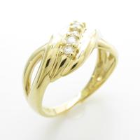 K18YG ダイヤモンドリング