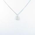 プラチナダイヤモンドネックレス 0．821ct・M・VG1・ペアシェイプ