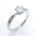 プラチナダイヤモンドリング 0．539ct・D・VVS2・VG