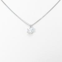 【新品】プラチナダイヤモンドネックレス 0．416ct・F・SI2・VG