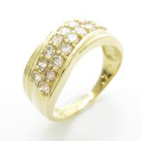 K18YG ダイヤモンドリング5％引き