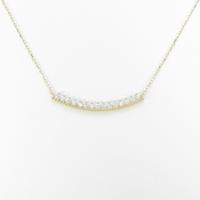 【リメイク】K18YG ダイヤモンドネックレス