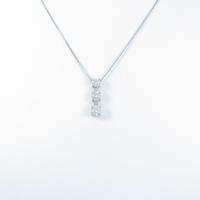 プラチナダイヤモンドネックレス 0．706ct・H・SI1?2・VG?GOOD