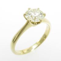 【リメイク】K18YG ダイヤモンドリング 1．089ct・VLY・SI2・3EXT H＆C