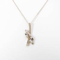 K18PG ダイヤモンドネックレス