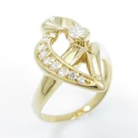 K18YG ダイヤモンドリング