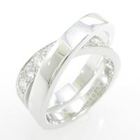 カルティエ パリ ハーフダイヤ リング