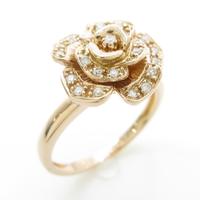 750PG ローズ ダイヤモンドリング