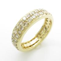 K18YG フルエタニティ ダイヤモンドリング5％引き