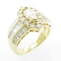 750YG ダイヤモンドリング