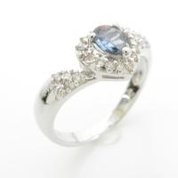 K18WG アレキサンドライトリング