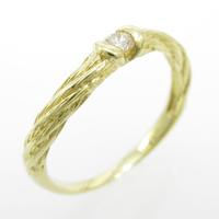 K18YG ダイヤモンドリング