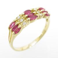 K18YG ルビーリング