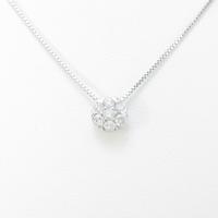 K18WG ダイヤモンドネックレス