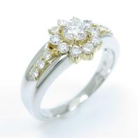 PT／K18YG ダイヤモンドリング