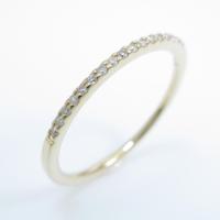 アガット ハーフエタニティ ダイヤモンドリング