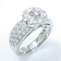 プラチナダイヤモンドリング 0．155ct・FPP・VS2