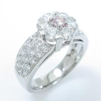 プラチナダイヤモンドリング 0．155ct・FPP・VS2