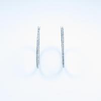 K18WG ダイヤモンドピアス