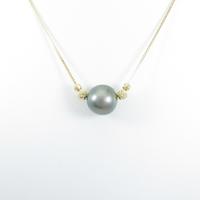 K18YG クロチョウパールネックレス