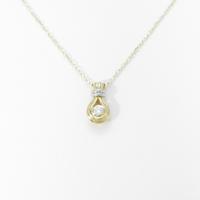 K18YG／PT ダイヤモンドネックレス